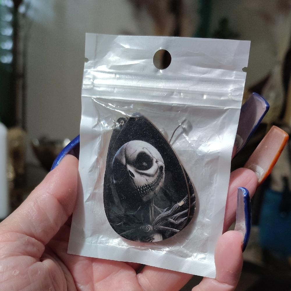 🆕 Jack Skellington Wood Earrings